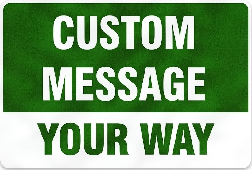Custom yard sign that says Advertise Your Event Here